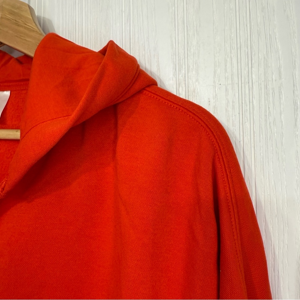 Divided H & M Cropped zip up orange sweatshirt hoodie jacket size M - Picture 3 of 7